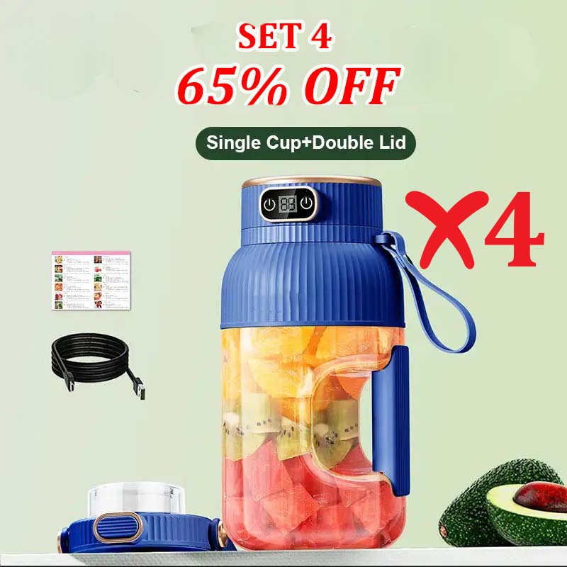 🎁NEW YEAR HOT SALE 50% OFF🍊Multifunctional Portable Juicer Cup With Digital Display