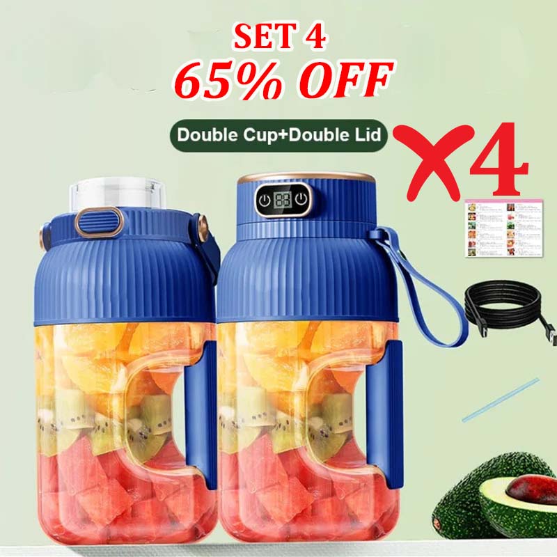 🎁NEW YEAR HOT SALE 50% OFF🍊Multifunctional Portable Juicer Cup With Digital Display