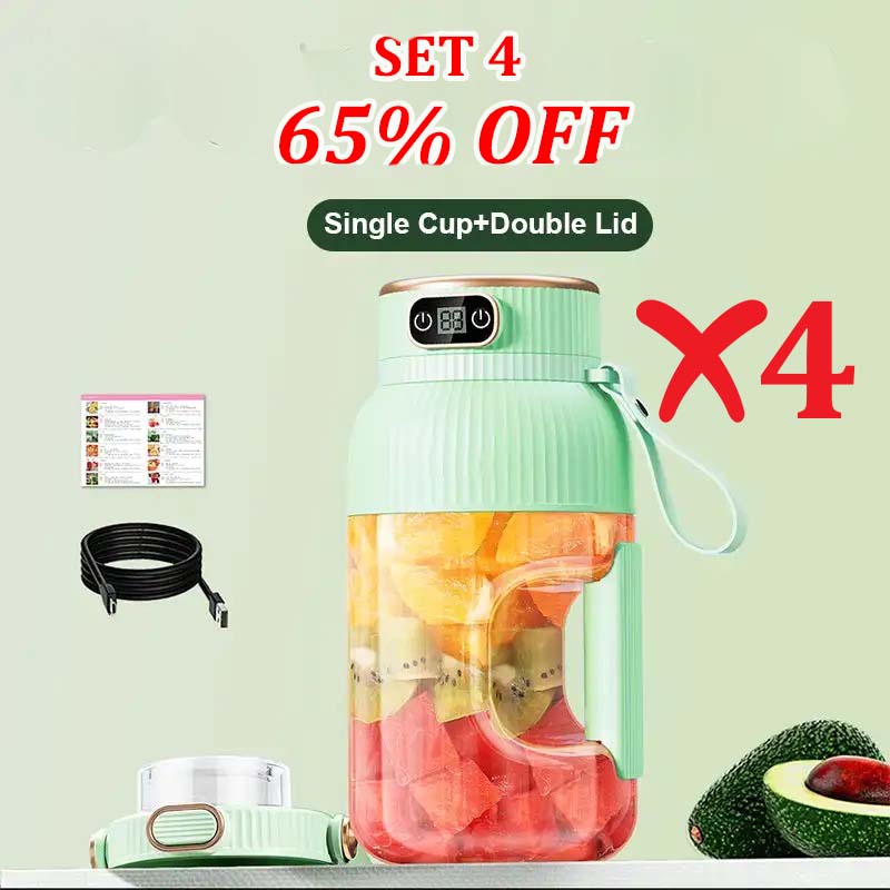 🎁NEW YEAR HOT SALE 50% OFF🍊Multifunctional Portable Juicer Cup With Digital Display