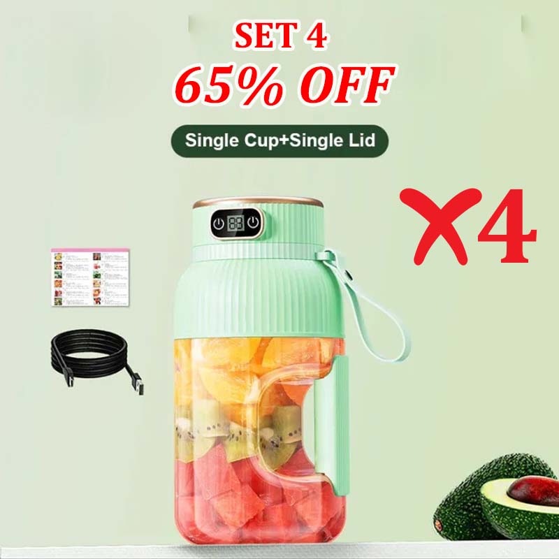 🎁NEW YEAR HOT SALE 50% OFF🍊Multifunctional Portable Juicer Cup With Digital Display