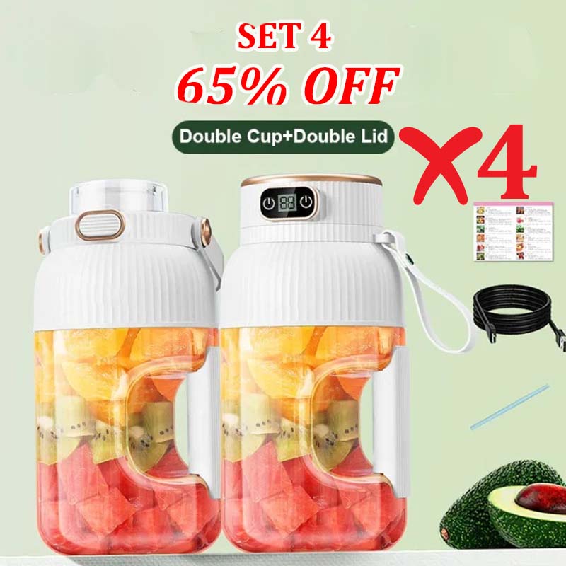 🎁NEW YEAR HOT SALE 50% OFF🍊Multifunctional Portable Juicer Cup With Digital Display