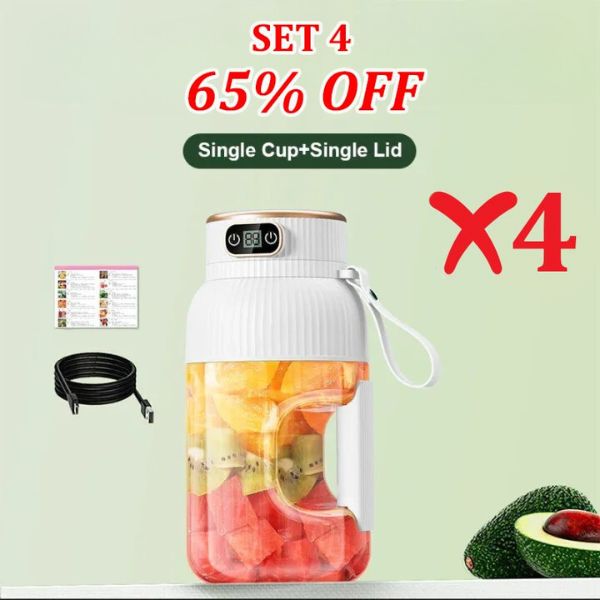 🎁NEW YEAR HOT SALE 50% OFF🍊Multifunctional Portable Juicer Cup With Digital Display