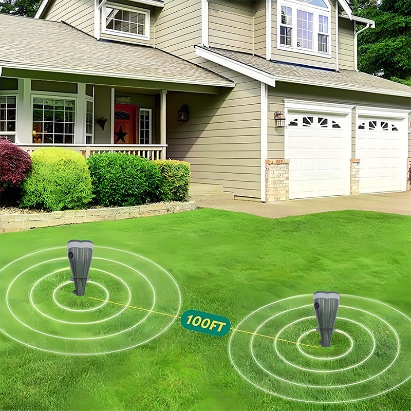 🌸Big Sale 50% OFF🌸 Solar Powered Waterproof Screw Mole Repellent