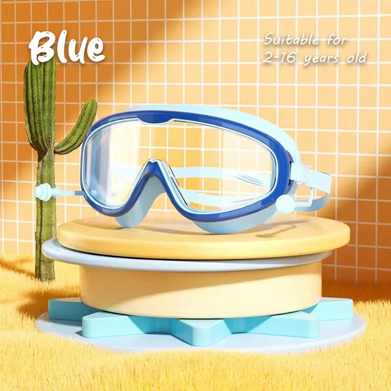 🏊‍♀️Last Day Promotion 49% OFF-🔥HD children's large frame waterproof and anti-fog swimming goggles