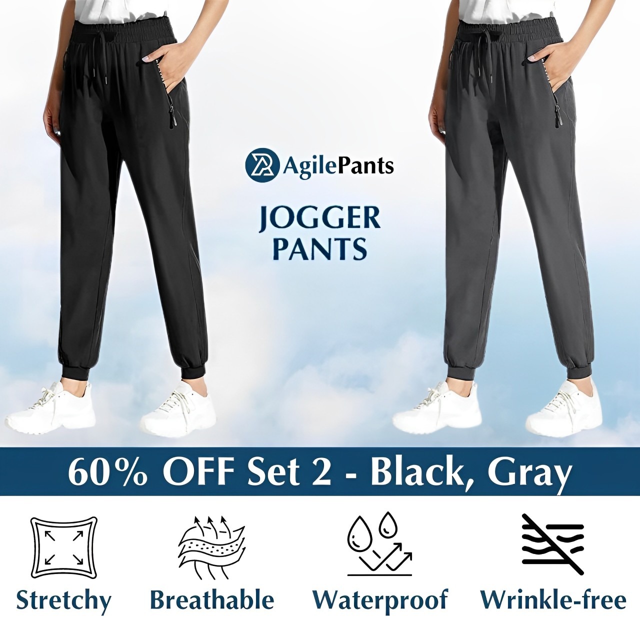 StretchActive - Women's Ultra Stretch Breathable Casual Pants