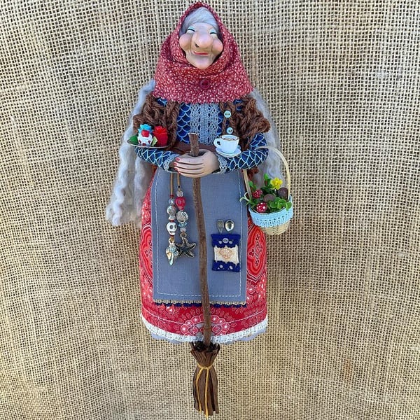 🎁 Mother’s Day Sale 40% OFF - 🔥 Handmade Kitchen Witch Doll