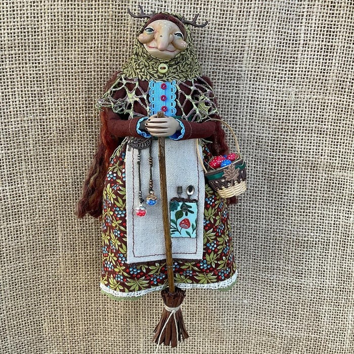 🎁 Mother’s Day Sale 40% OFF - 🔥 Handmade Kitchen Witch Doll
