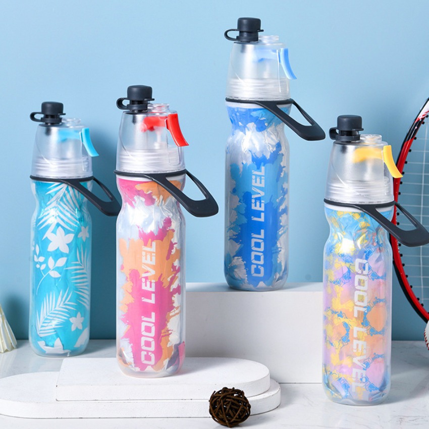 Mist & Sip Sports Water Bottle – Large Capacity for Adults & Kids