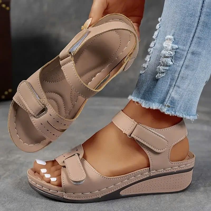 🔥Last Day Deal 70% OFF🔥 - Soft & Stylish Wedge Sandals for Effortless Comfort!