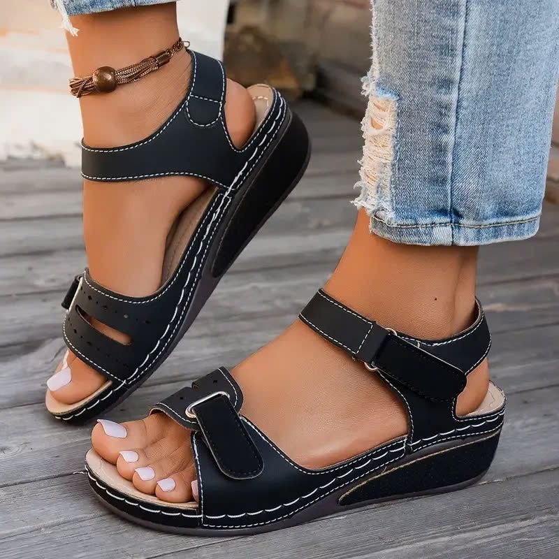 🔥Last Day Deal 70% OFF🔥 - Soft & Stylish Wedge Sandals for Effortless Comfort!