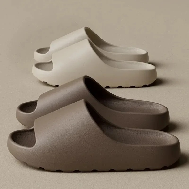 Unisex EVA Soft Slides – Lightweight, Non-slip Summer Slippers for Home & Casual Wear