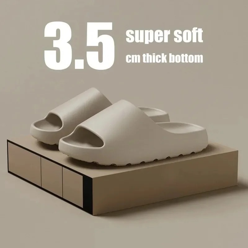 Unisex EVA Soft Slides – Lightweight, Non-slip Summer Slippers for Home & Casual Wear