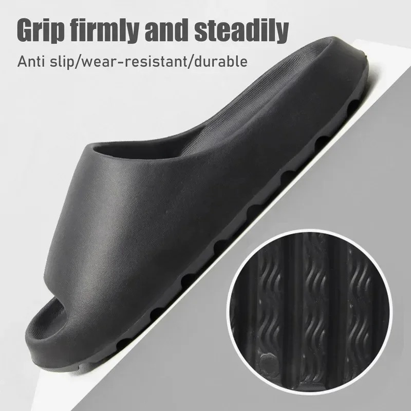 Unisex EVA Soft Slides – Lightweight, Non-slip Summer Slippers for Home & Casual Wear