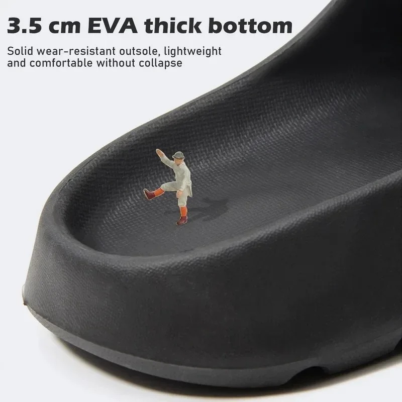 Unisex EVA Soft Slides – Lightweight, Non-slip Summer Slippers for Home & Casual Wear
