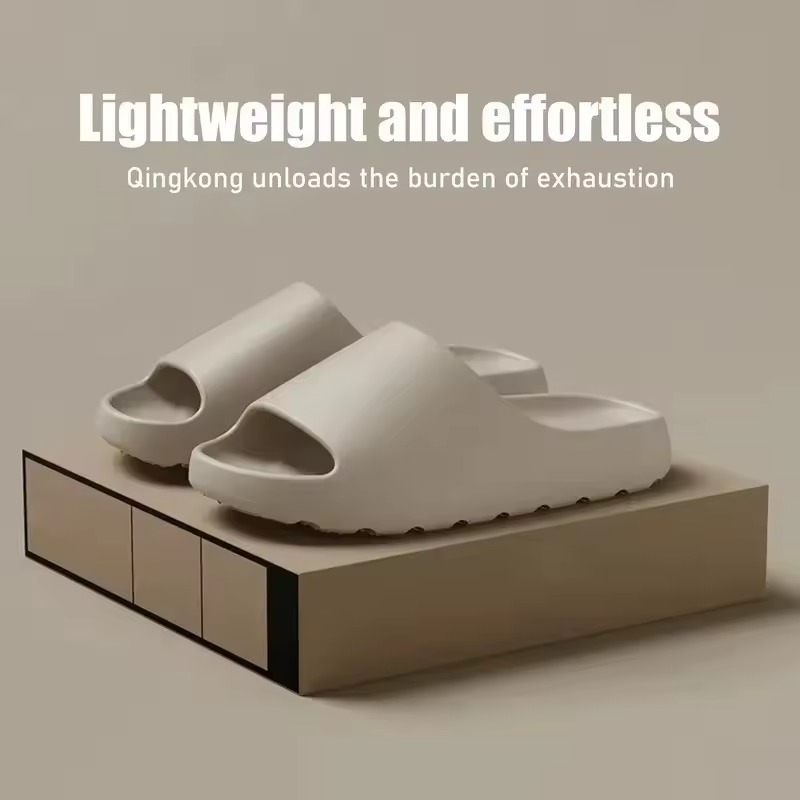 Unisex EVA Soft Slides – Lightweight, Non-slip Summer Slippers for Home & Casual Wear