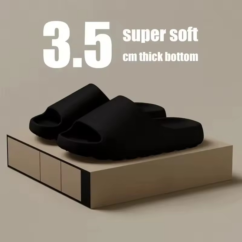 Unisex EVA Soft Slides – Lightweight, Non-slip Summer Slippers for Home & Casual Wear