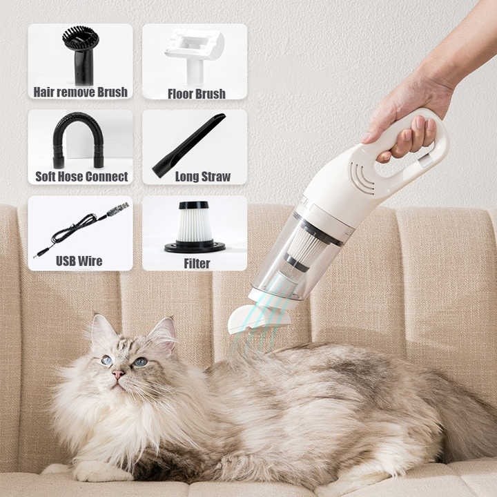 MOCATT 2-in-1 Cordless Vacuum: Lightweight, powerful suction, easy to use, ideal for home and car cleaning.