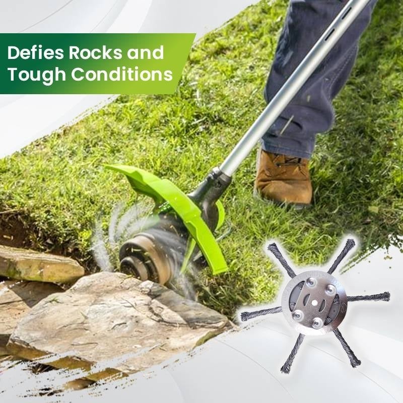 🔥BUY 2 GET 1 FREE 👨‍🌾6 inch Steel Wire Brush Cutter Trimmer Head