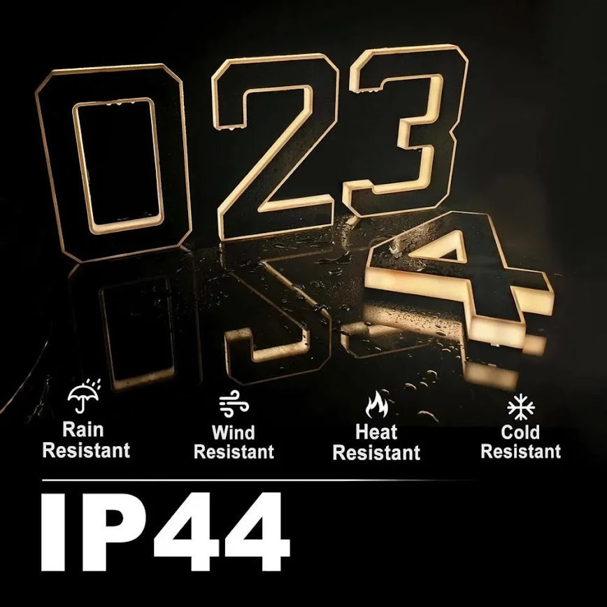 🎄 Christmas Sale 49% OFF! 🌞 Solar-Powered Waterproof LED House Numbers – Bright & Durable Outdoor Signs