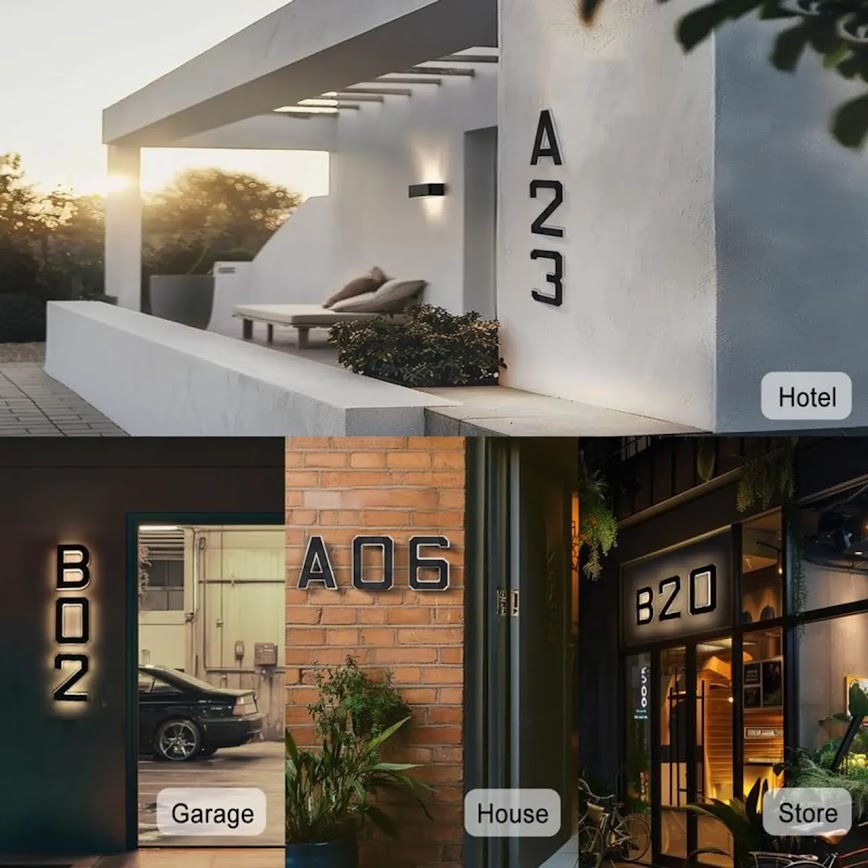 🎄 Christmas Sale 49% OFF! 🌞 Solar-Powered Waterproof LED House Numbers – Bright & Durable Outdoor Signs