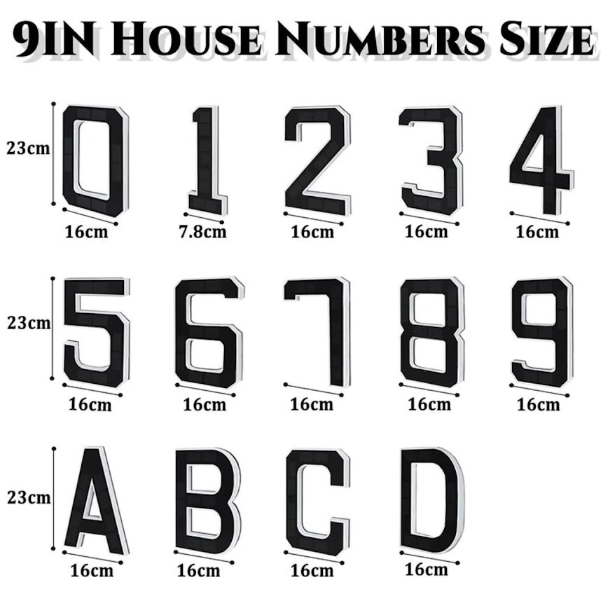 🎄 Christmas Sale 49% OFF! 🌞 Solar-Powered Waterproof LED House Numbers – Bright & Durable Outdoor Signs