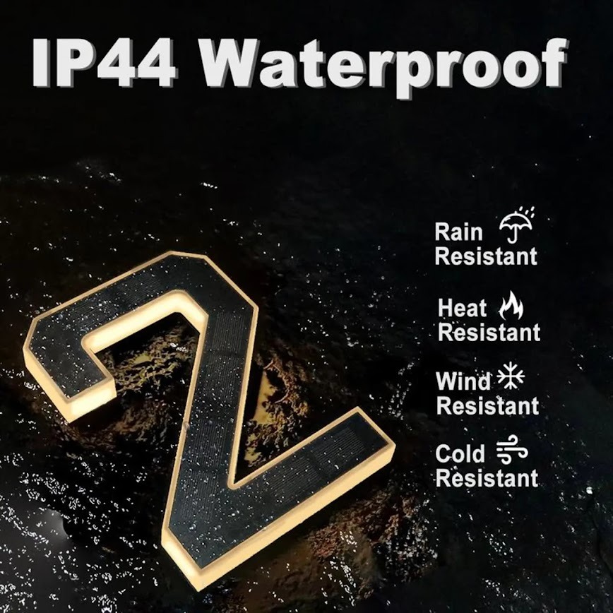 🎄 Christmas Sale 49% OFF! 🌞 Solar-Powered Waterproof LED House Numbers – Bright & Durable Outdoor Signs