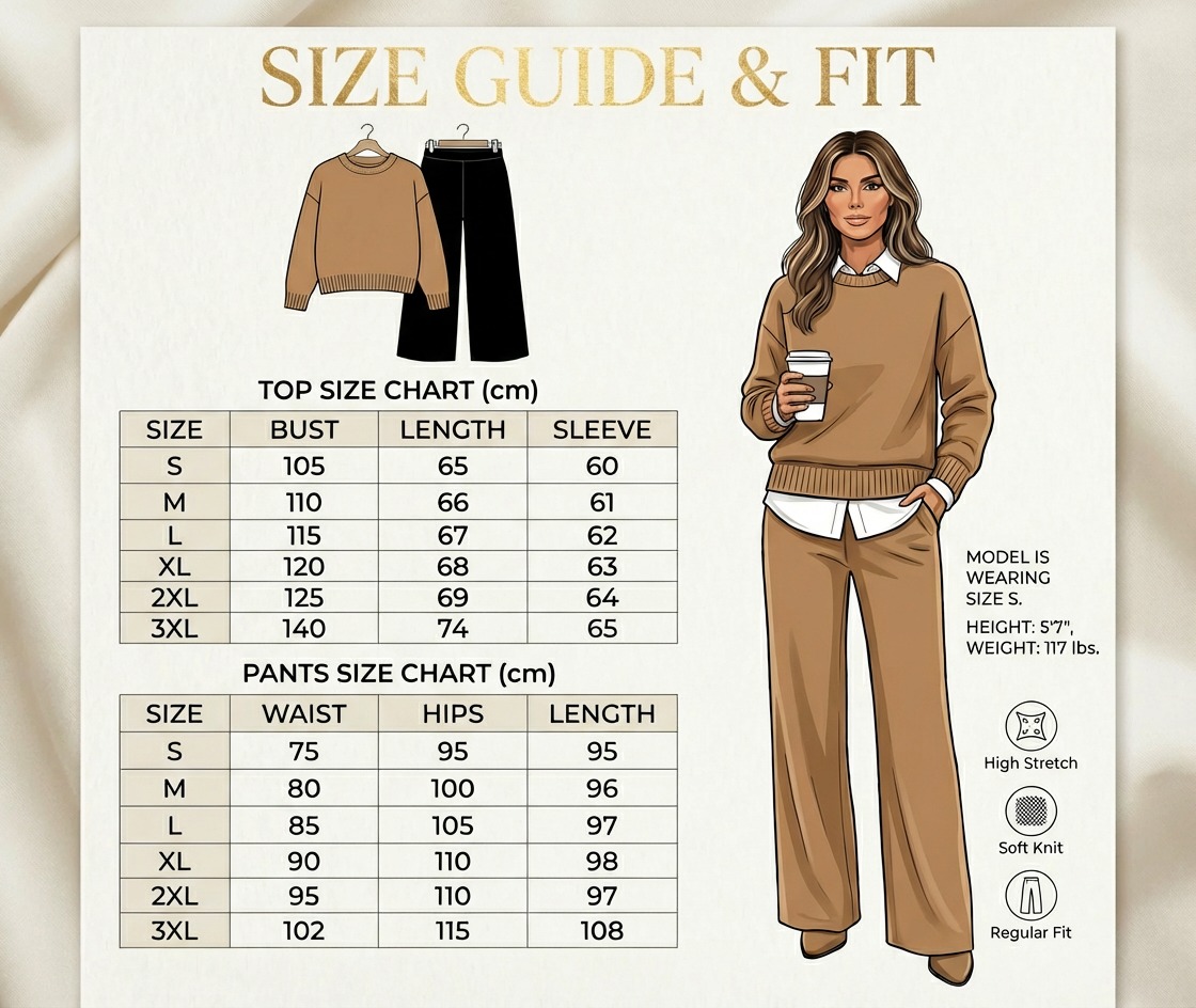 🔥 NORDSTROM SALE 🔥 Women’s Comfortable Pullover Sweater And Pants Lounge Set