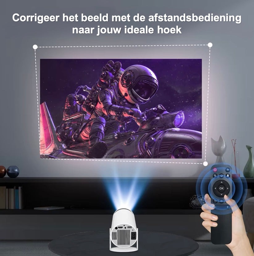 LUGOFLIX Pro 4K Projector – Cinema-Quality Portable Projector