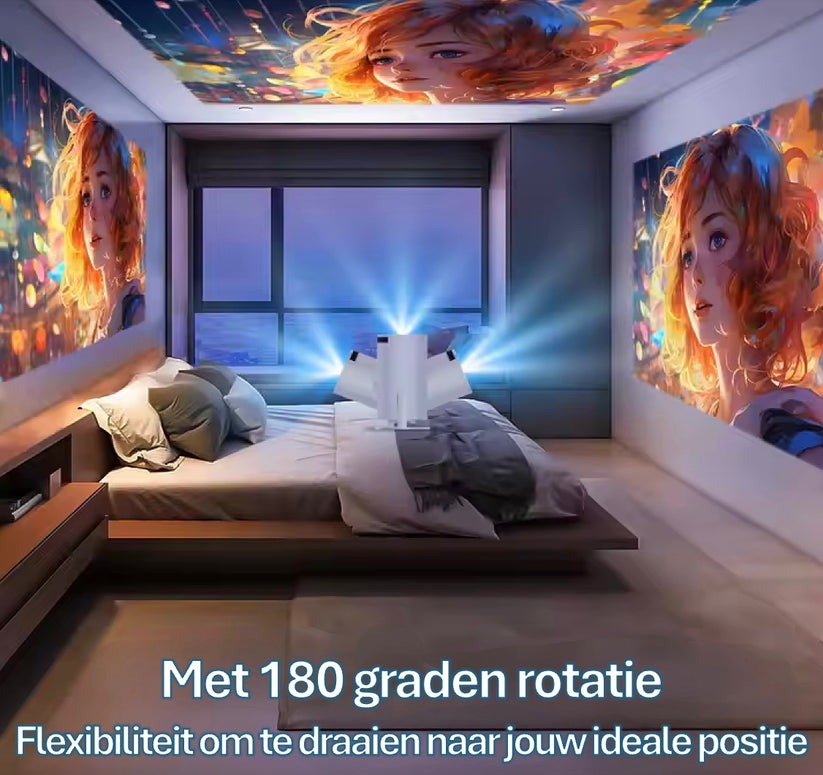 LUGOFLIX Pro 4K Projector – Cinema-Quality Portable Projector