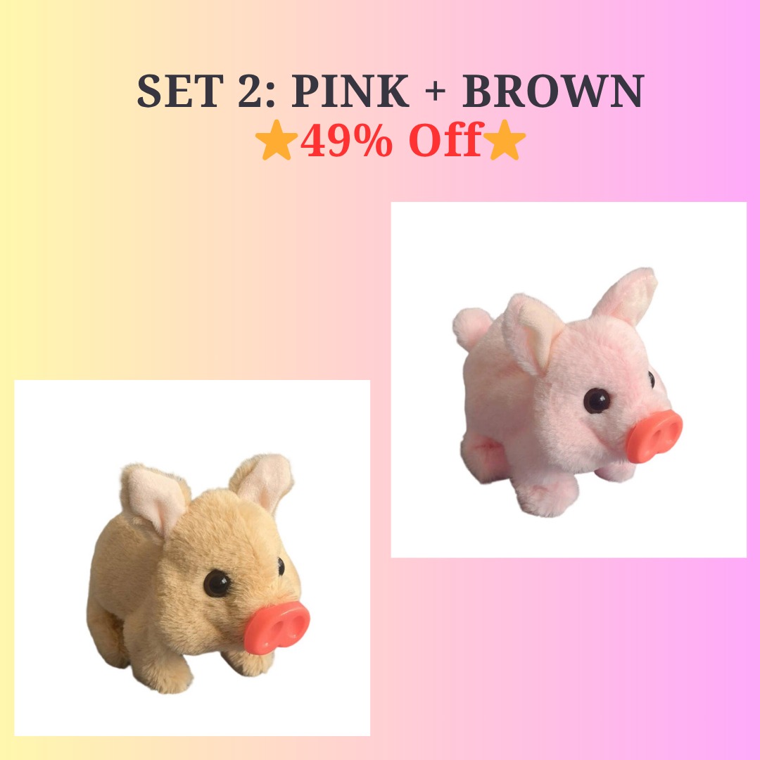 🔥LAST DAY 49% OFF 🎅Christmas Special Offer-Electric Pig Plush Realistic Toy-🎁The finest gift