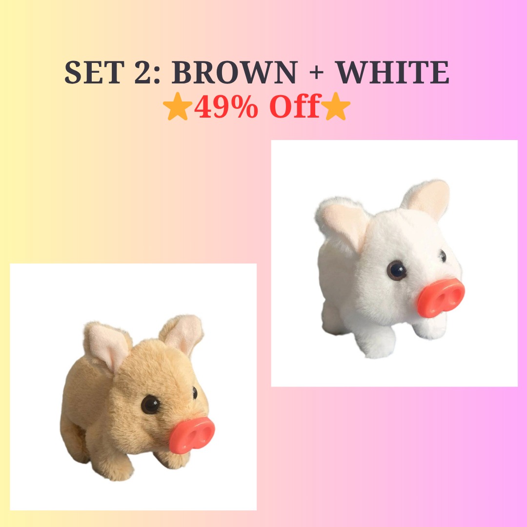 🔥LAST DAY 49% OFF 🎅Christmas Special Offer-Electric Pig Plush Realistic Toy-🎁The finest gift