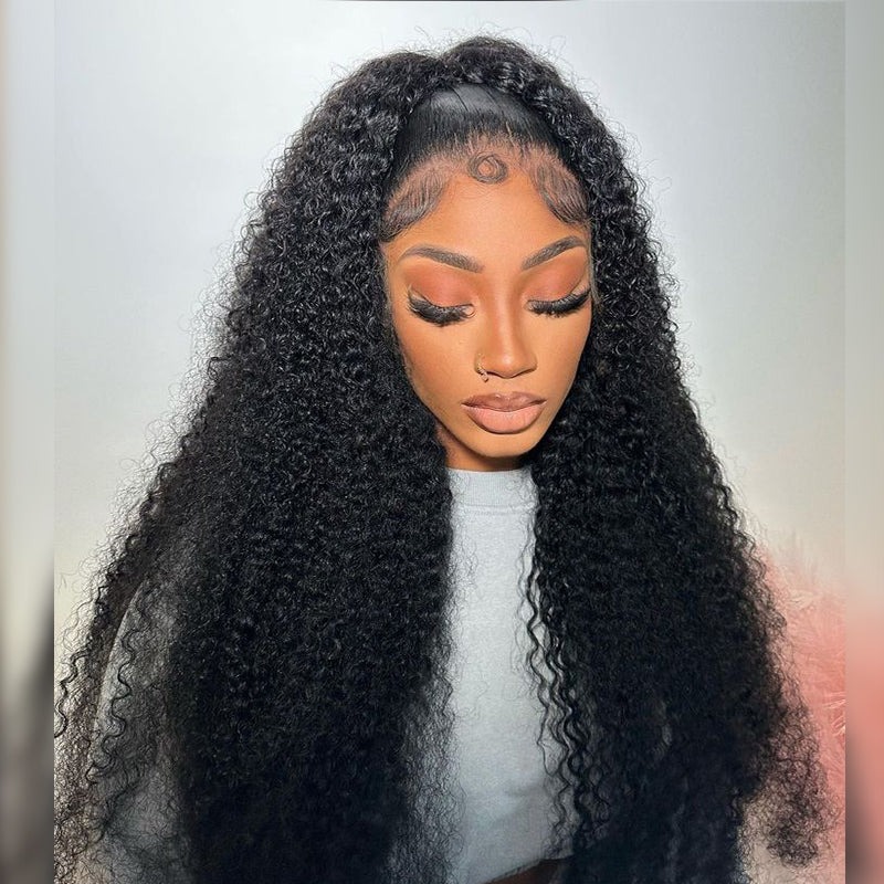 💫 Bold Volume, Beautiful Texture - Natural Curly Lace Wig for Effortless Glam