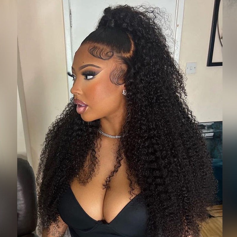 💫 Bold Volume, Beautiful Texture - Natural Curly Lace Wig for Effortless Glam