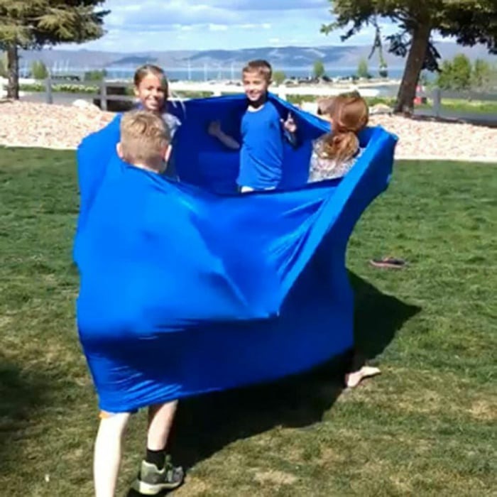 Training Wheels Lycra Tube - Outdoor Entertainment Party Game