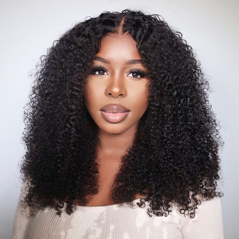 💫 Bold Volume, Beautiful Texture - Natural Curly Lace Wig for Effortless Glam