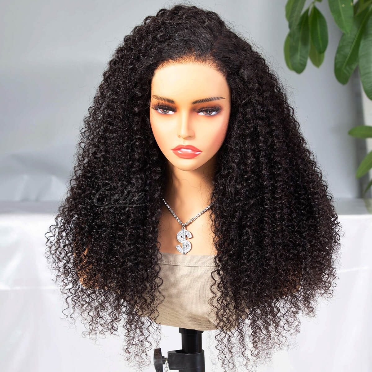 💫 Bold Volume, Beautiful Texture - Natural Curly Lace Wig for Effortless Glam