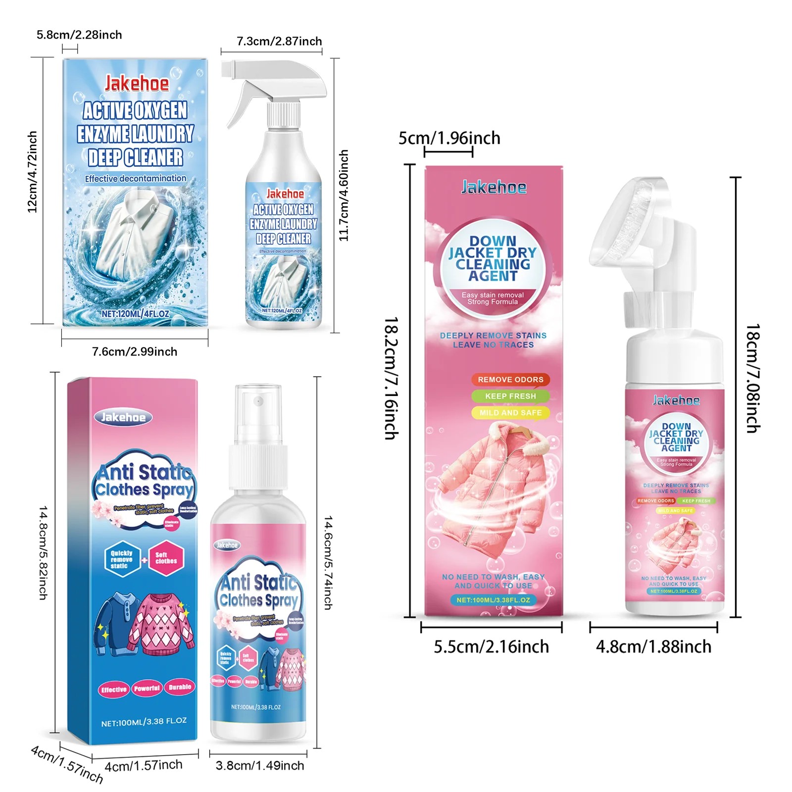 Down Jacket Dry Cleaning Agent Efficiently Cleans Stains Odors Fresh Fragrance Mild & Non Irritating Clothing Dry Cleaning Agent