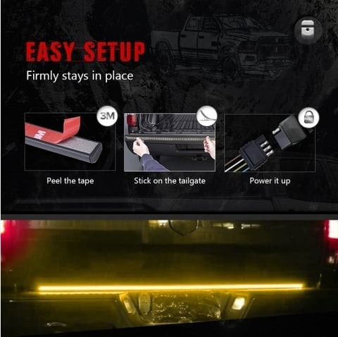 🚘Led Tailgate Lights- Turn Signals And Driving And Reversing Lights⚡️