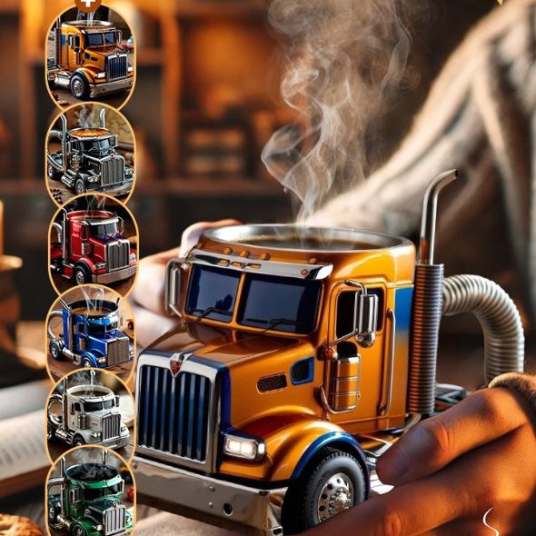 Handcrafted Truck Coffee Mug