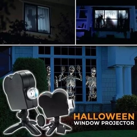 🔥Hot Sale 60% OFF💀 2025 New Upgrade Halloween/Christmas Holographic Projection
