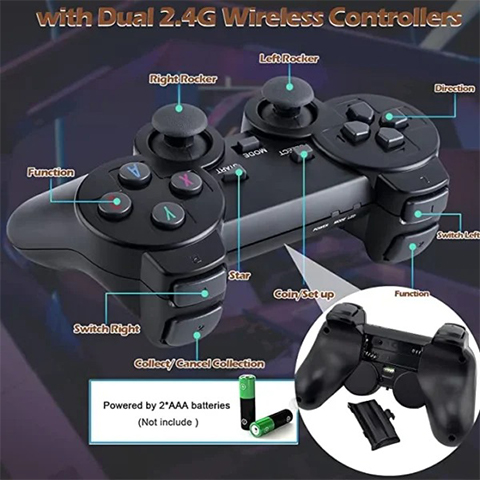 🎉Limited-Time Price Drop🎉 58,000 Preloaded Games | 43 Consoles | 2 Wireless Controllers