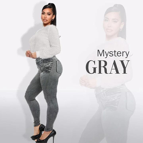 🔥 LAST DAY 49% OFF 🔥 Perfect Stretch Skinny Fit Pull-On Push-Up Plus-Size Denim Jeans Leggings