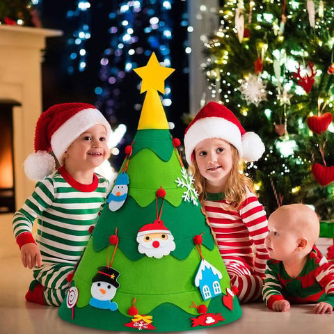 🔥Early Christmas Sale 50%OFF🎄 - Montessori 3D DIY Felt Christmas Tree🎄