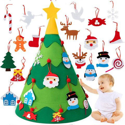 🔥Early Christmas Sale 50%OFF🎄 - Montessori 3D DIY Felt Christmas Tree🎄
