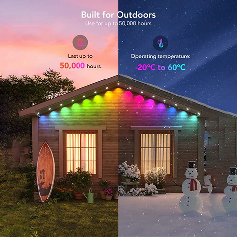 🎅 Early Christmas 49%OFF - Smart Rainbow LED Permanent Outdoor Light - Smartlight 🎁