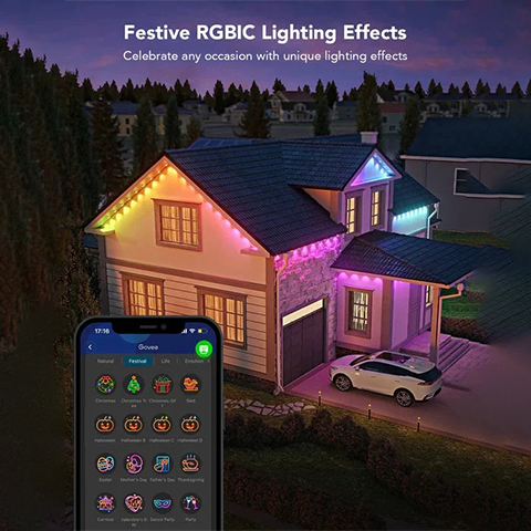 🎅 Early Christmas 49%OFF - Smart Rainbow LED Permanent Outdoor Light - Smartlight 🎁