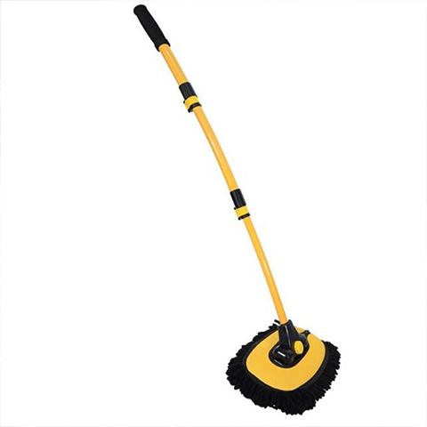 Car Cleaning Brush Car Wash Brush Telescoping Long Handle Cleaning Mop Chenille Broom Auto Accessories