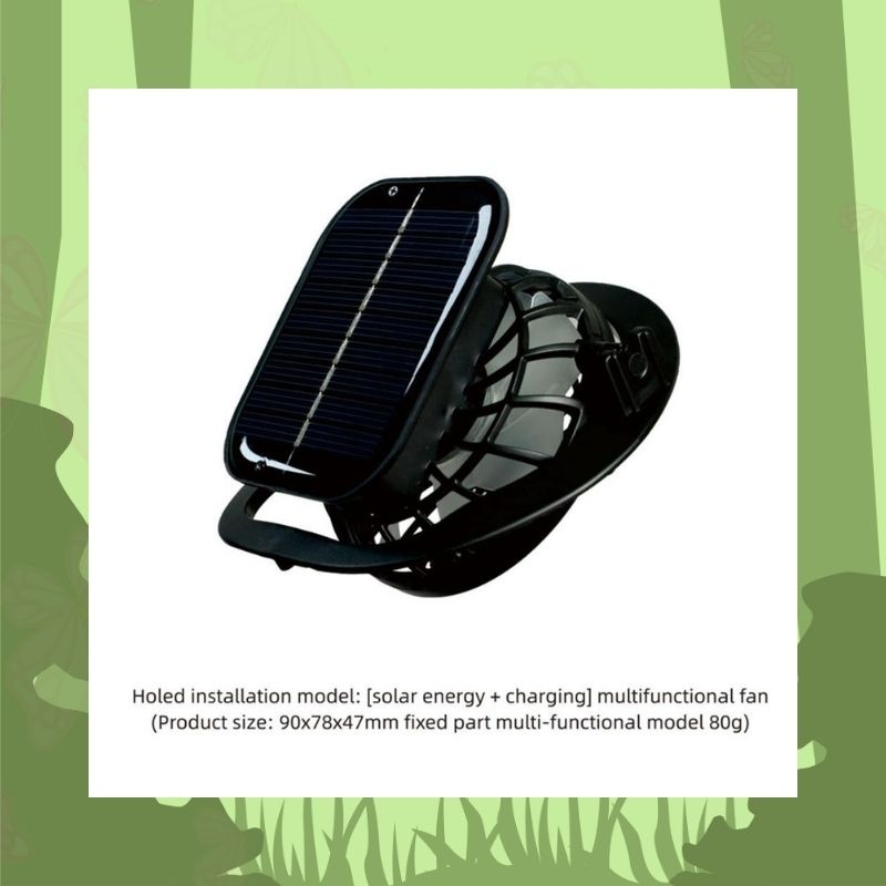 🔥Father's Day Sale 49% OFF - Wide Brim Solar Fan Outdoor Fishing Hat-Solar & USB Charging