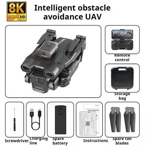 Lanus Triple Camera 8K Drone 2024 - Suitable for beginners - SALE OFF 55%