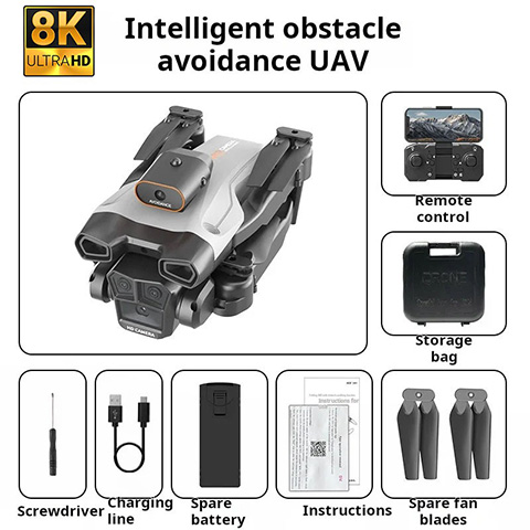 Lanus Triple Camera 8K Drone 2024 - Suitable for beginners - SALE OFF 55%